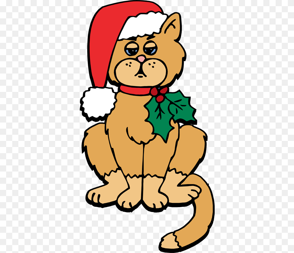 Christmas Cat Clip Art, Baby, Person, Elf, Cartoon Free Png Download