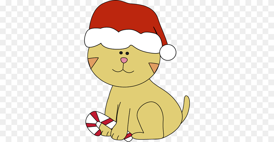 Christmas Cat Clipart Clip Art, Cartoon, Face, Head, Nature Png Image