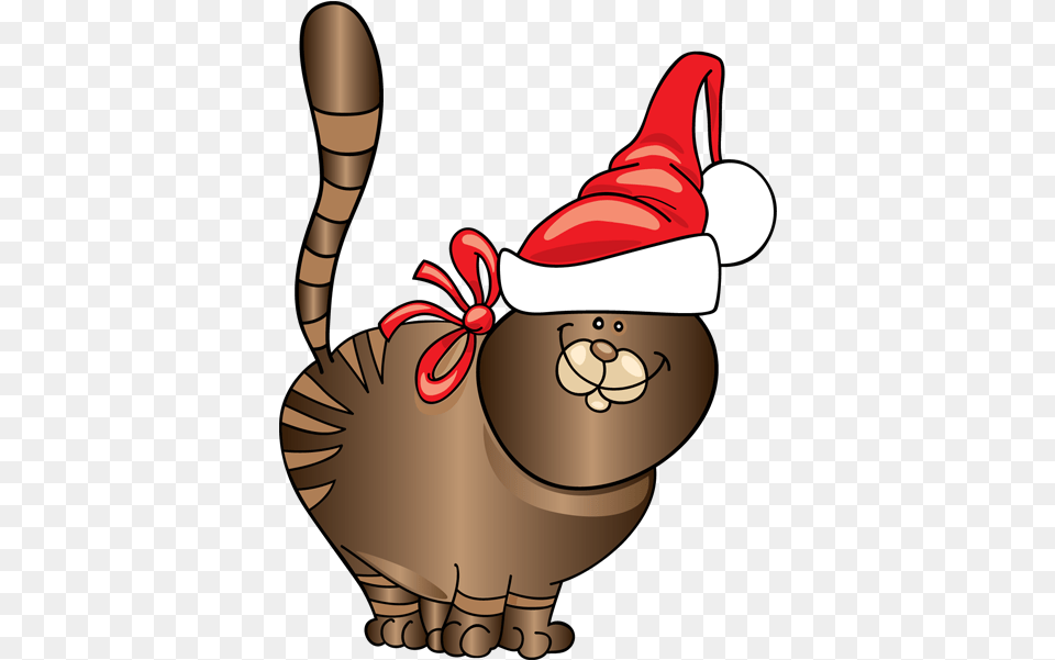 Christmas Cat Clipart Panda Clipart Images Christmas Cat Clipart, Cream, Dessert, Food, Ice Cream Free Transparent Png