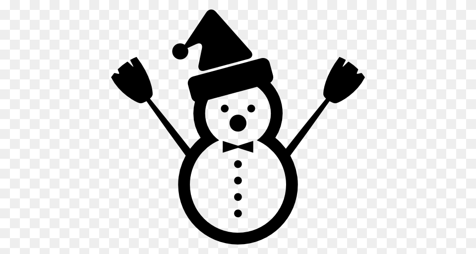 Christmas Character Bonnet Xmas Santa Snowman Winter Santa, Gray Free Transparent Png