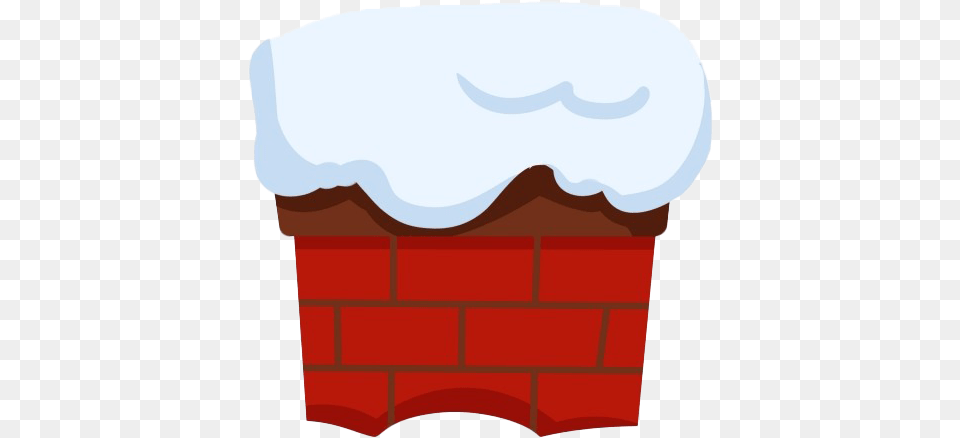 Christmas Chimney Roof, Brick, Cream, Dessert, Food Png Image