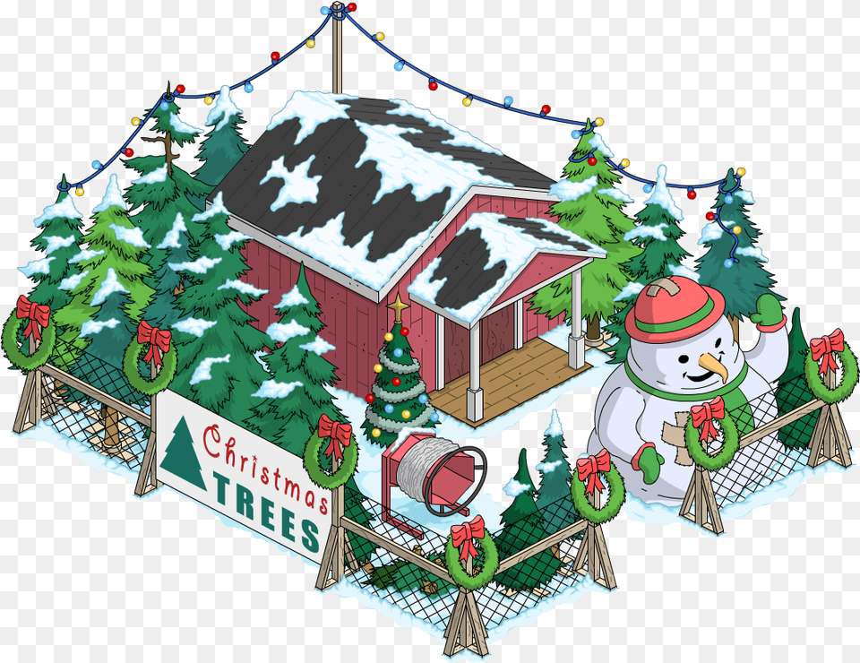 Christmas Chimney Simpsons Tapped Out Christmas Tree Farm, Nature, Outdoors, Snow, Snowman Free Png