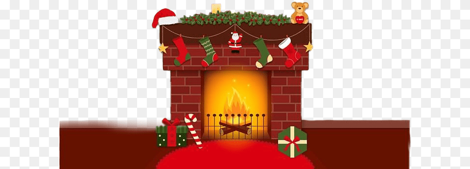 Christmas Chimney Transparent Background Christmas Santa Wallpaper Iphone, Fireplace, Indoors, Hearth, Clothing Png