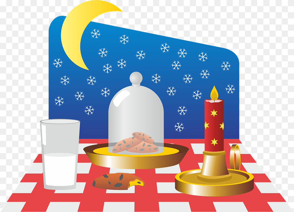 Christmas Christmas Time Advent Table Milk Cookies Illustration, Altar, Architecture, Building, Church Free Png
