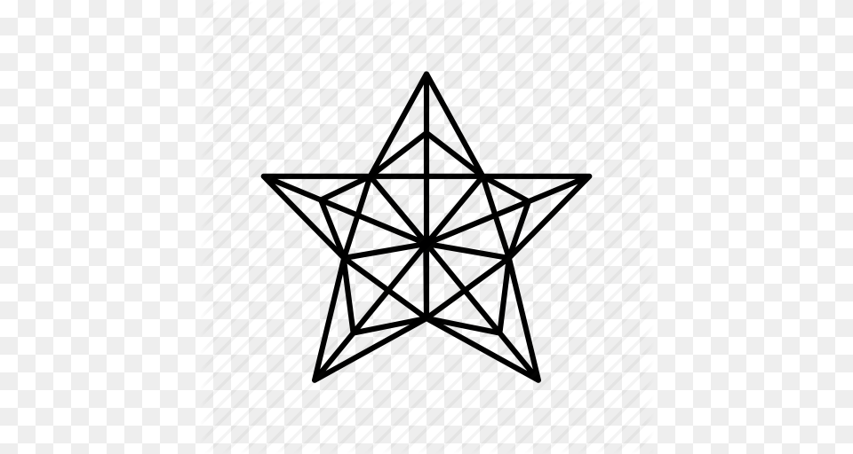 Christmas Christmas Tree Christmas Tree Star Origami Outline, Star Symbol, Symbol Free Png Download