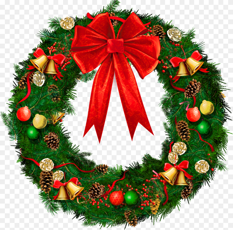 Christmas Christmasath Clipart Freechristmasathing Making, Wreath, Plant Free Png Download