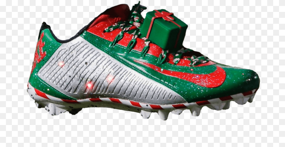 Christmas Cleats Imgur Soccer Cleat, Clothing, Footwear, Shoe, Sneaker Free Transparent Png