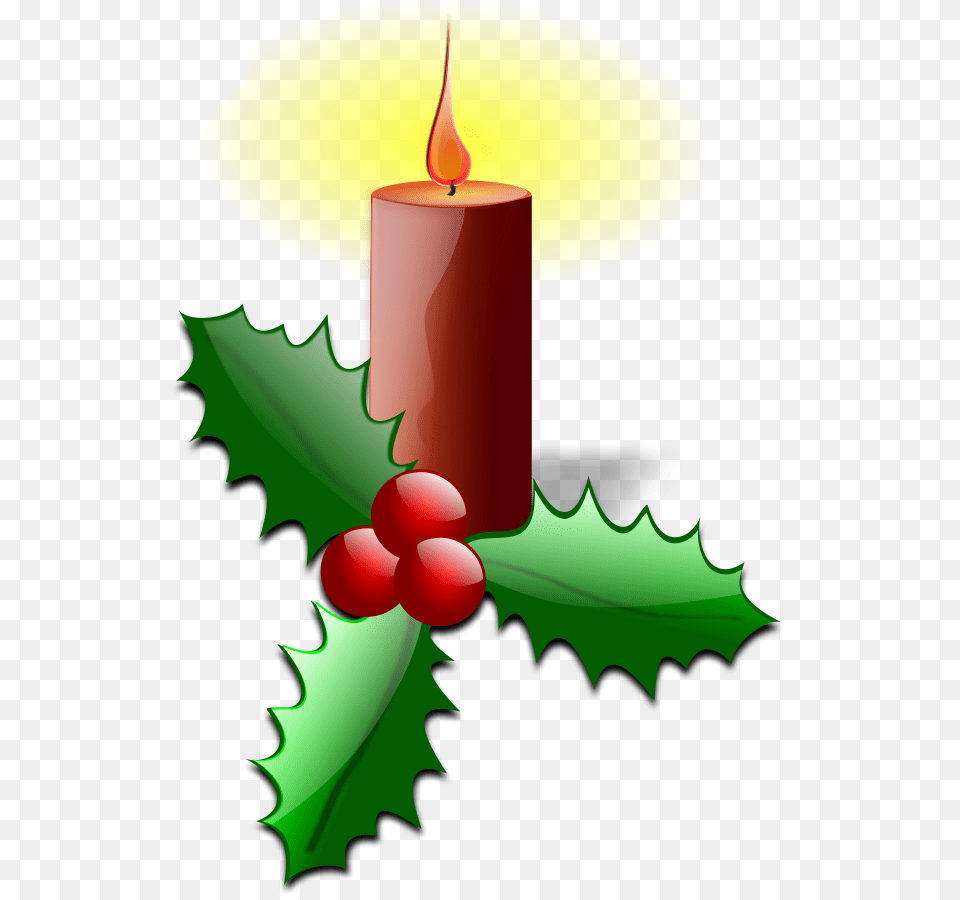 Christmas Clip Art, Candle Free Transparent Png