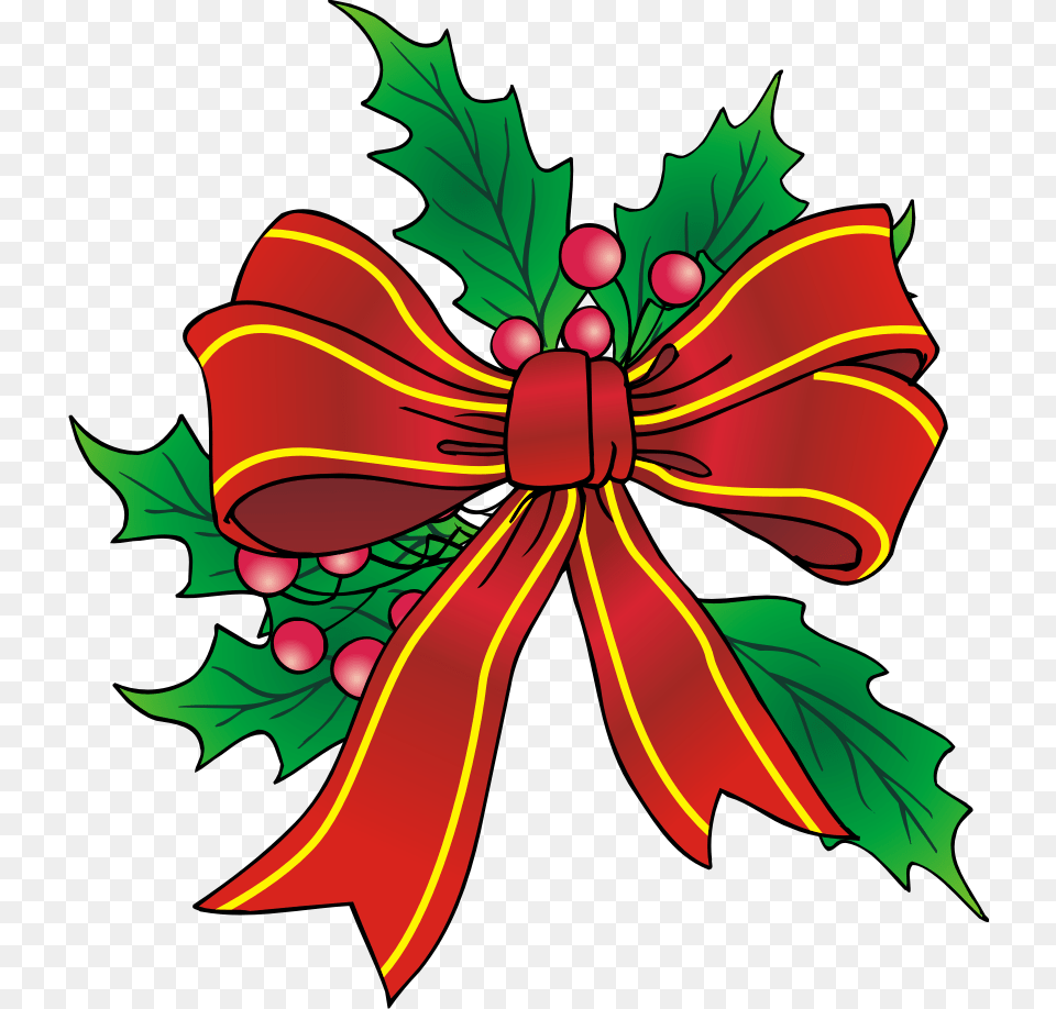 Christmas Clip Art Christmas Bow Clip Art, Leaf, Plant, Flower, Dynamite Png
