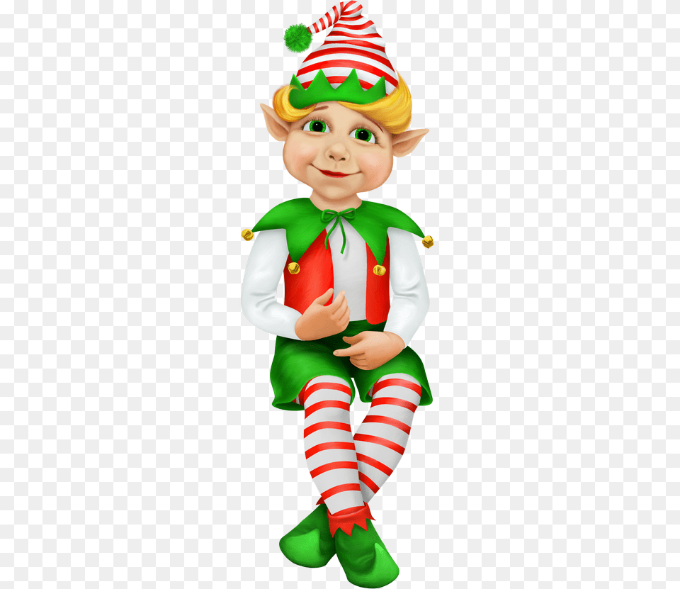 Christmas Clip Art Christmas Christmas, Elf, Baby, Clothing, Hat Png