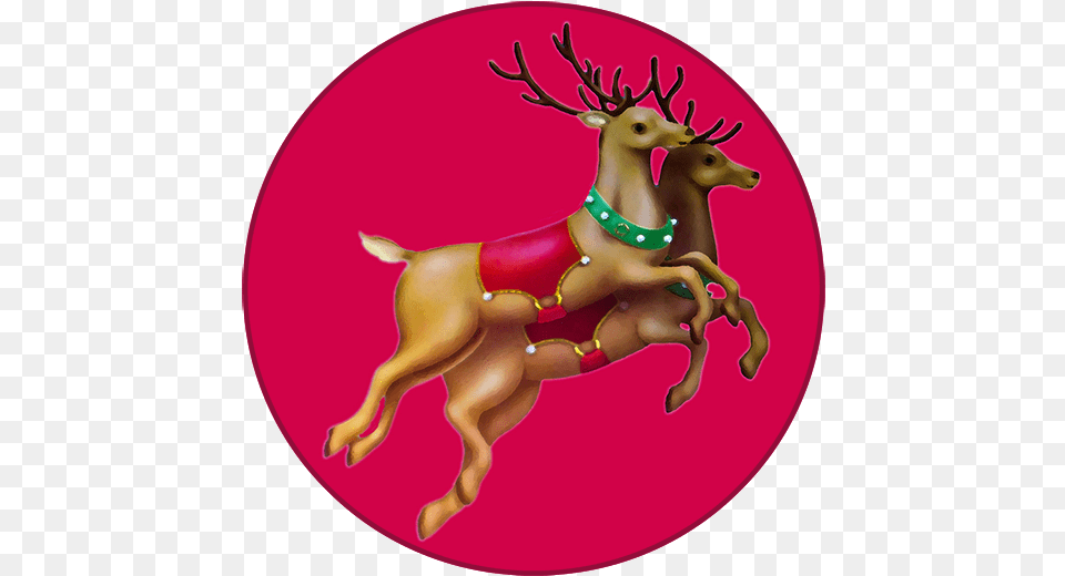 Christmas Clip Art Christmas Day, Animal, Deer, Mammal, Wildlife Png Image