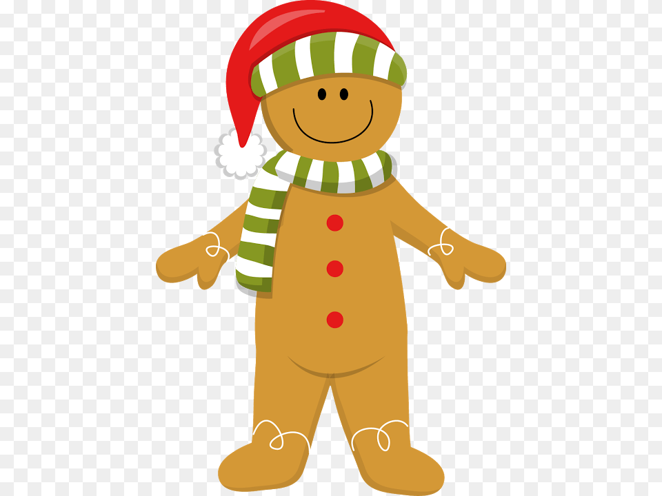 Christmas Clip Art Gingerbread Man Gingerbread Man Christmas Clipart, Baby, Person, Elf Png Image