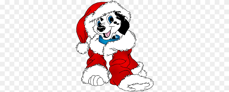 Christmas Clip Art Images 101dalmations Clip Art Dalmatians Christmas, Baby, Person, Face, Head Free Png