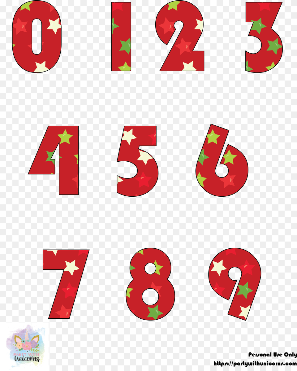 Christmas Clip Art Letters, Number, Symbol, Text Free Png Download
