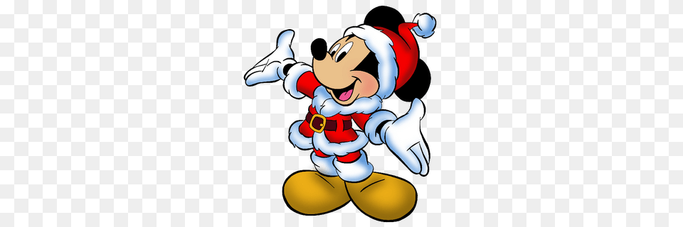 Christmas Clip Art Mickey Mouse Free Png Download