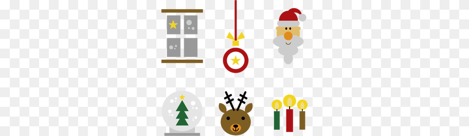 Christmas Clip Art Santa Reindeer, Nature, Outdoors, Snow, Snowman Png Image