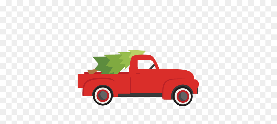 Christmas Clip Art Truck, Pickup Truck, Transportation, Vehicle Free Png Download