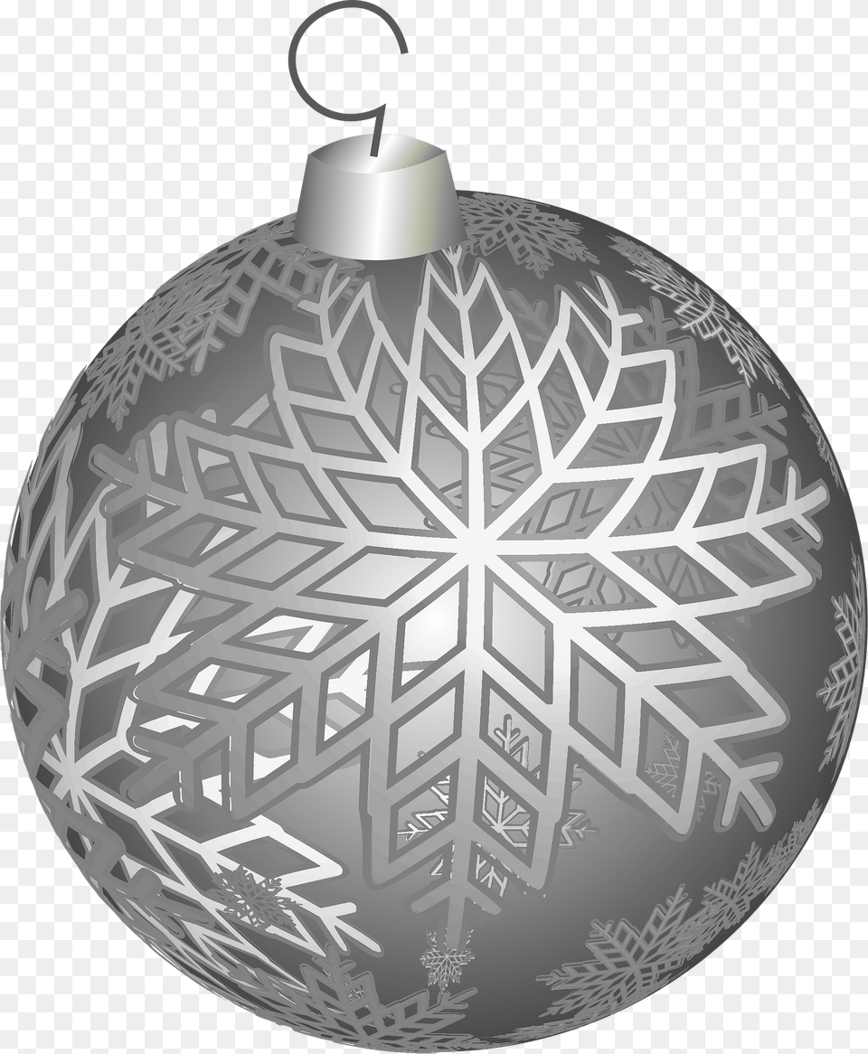 Christmas Clipart, Accessories, Ornament, Silver, Ball Free Png