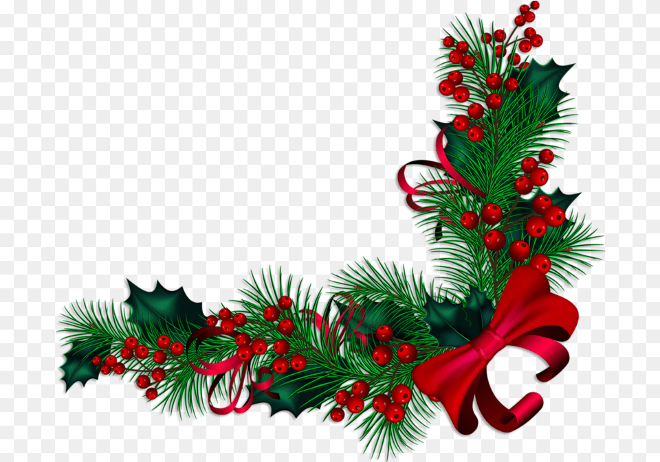 Christmas Clipart Border Christmas, Art, Floral Design, Graphics, Pattern Png Image