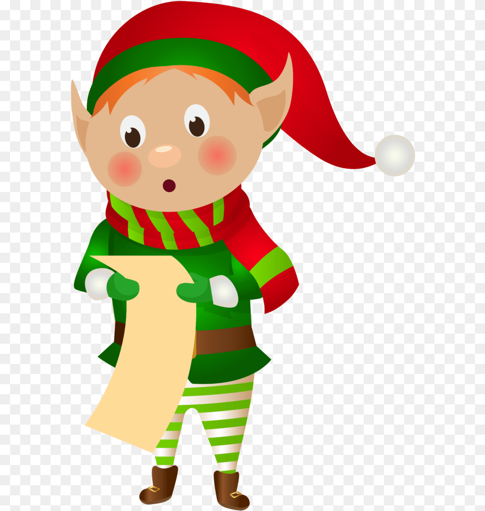 Christmas Clipart Elf 2 Clip Art, Baby, Person, Face, Head Free Png Download