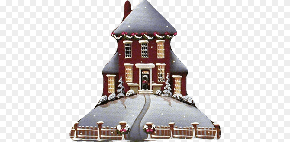 Christmas Clipart House 2 Christmas House Clip Art, Sweets, Food, Cookie, Adult Free Png Download