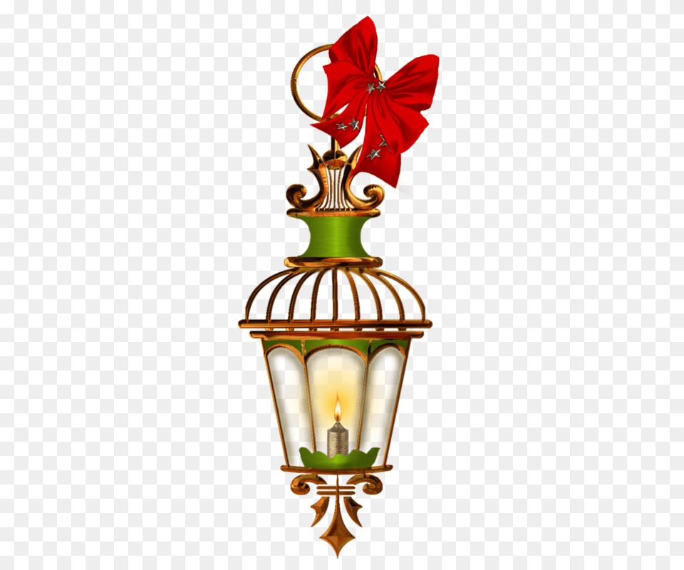 Christmas Clipart Lantern, Lamp, Chandelier, Flower, Plant Free Transparent Png