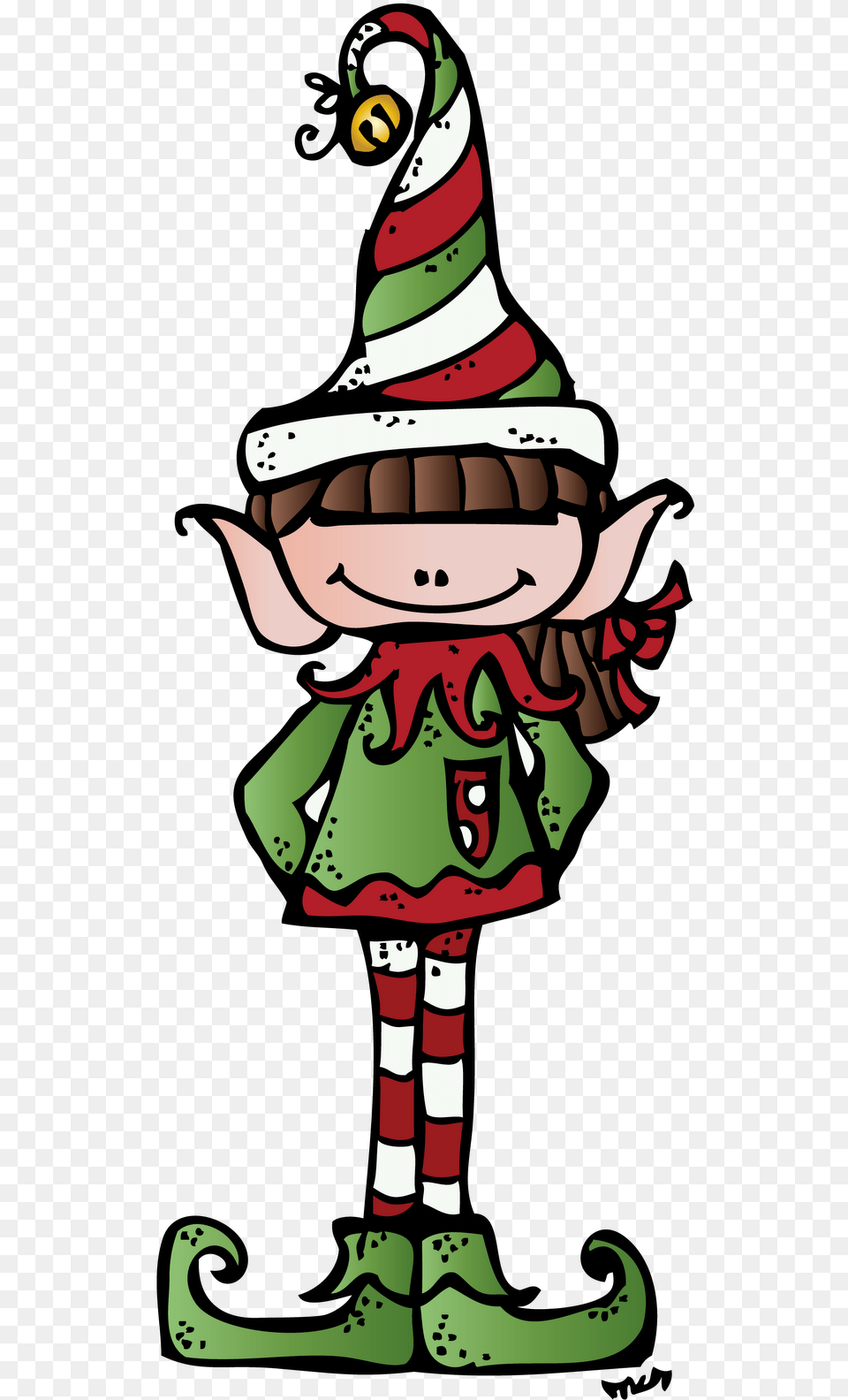Christmas Clipart Melonheadz Christmas Clipart, Elf, Baby, Person, Cartoon Png