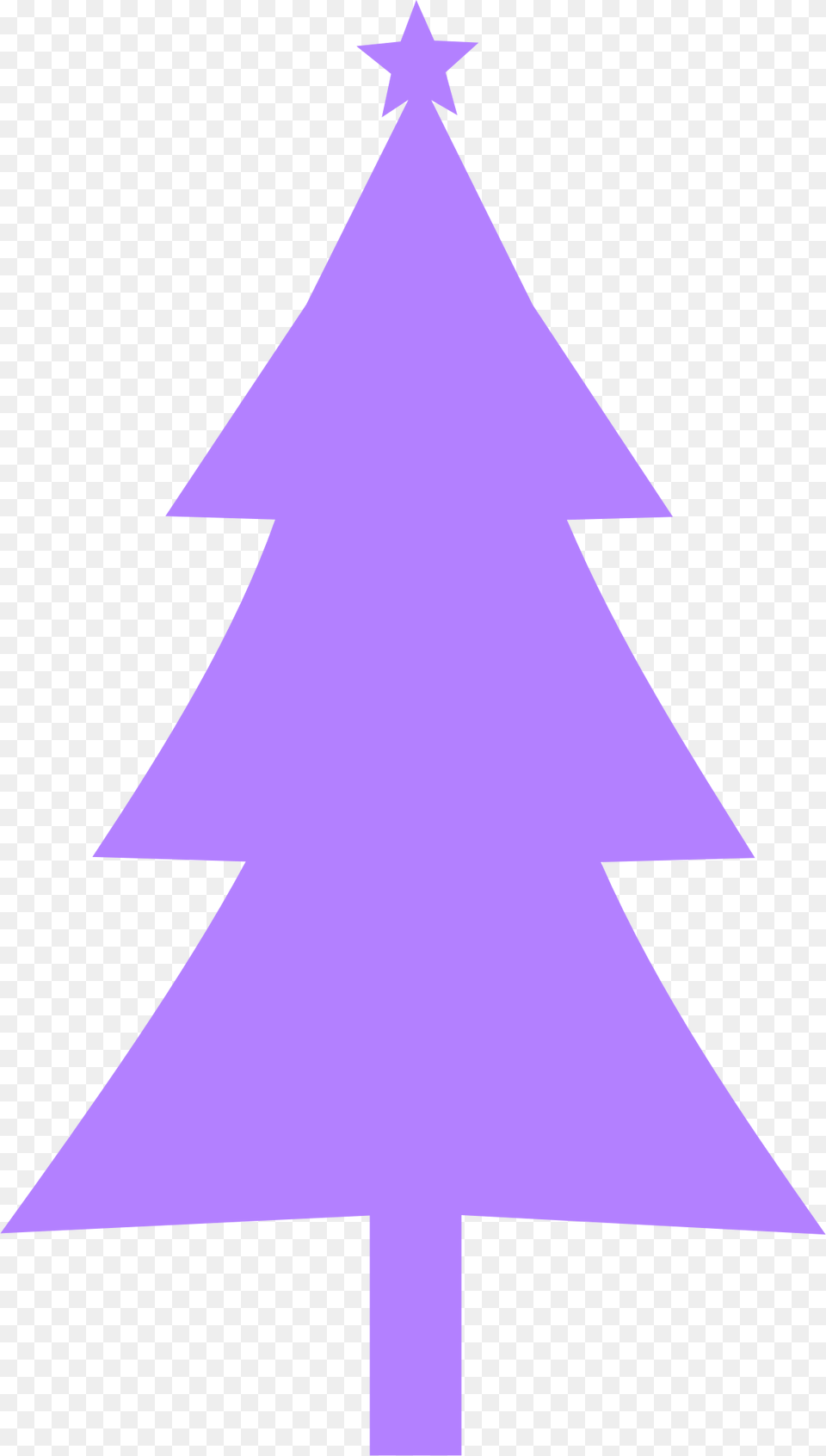 Christmas Clipart Purple Christmas Tree Silhouette Clip Art, Christmas Decorations, Festival, Symbol Png Image