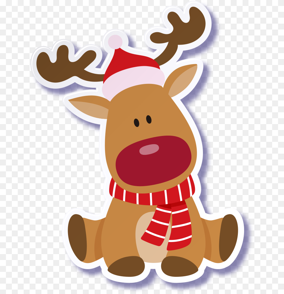 Christmas Clipart Reindeer Cute Christmas Clip Art, Plush, Toy, Dynamite, Weapon Free Transparent Png
