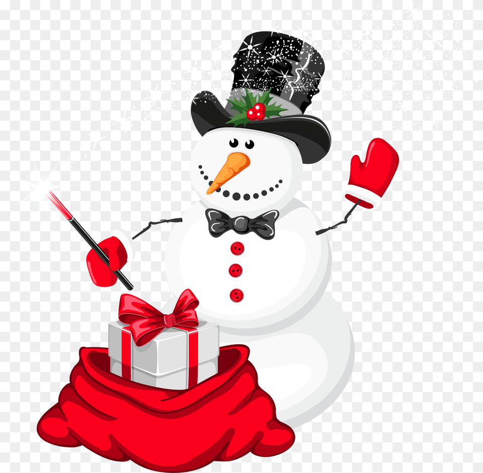 Christmas Clipart Snowman Christmas Snow Man Clip Art, Nature, Outdoors, Winter Free Png Download