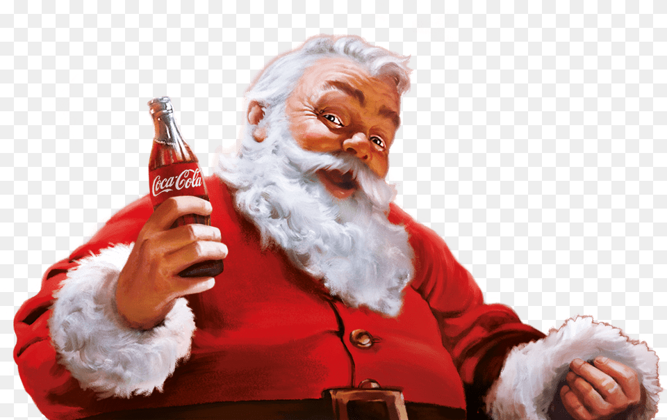 Christmas Coca Cola Ads, Finger, Person, Body Part, Hand Png