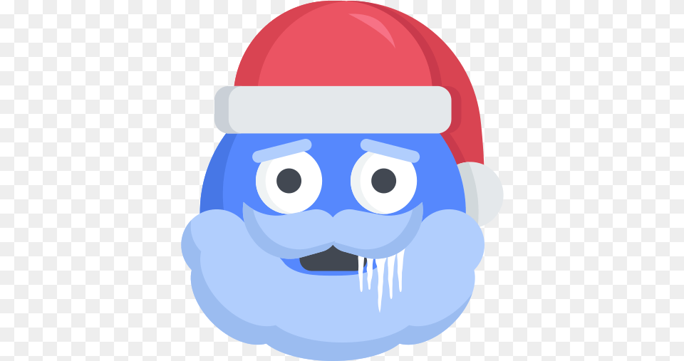 Christmas Cold Emoji Freezing Santa Freezing Cold Emoji Free Png
