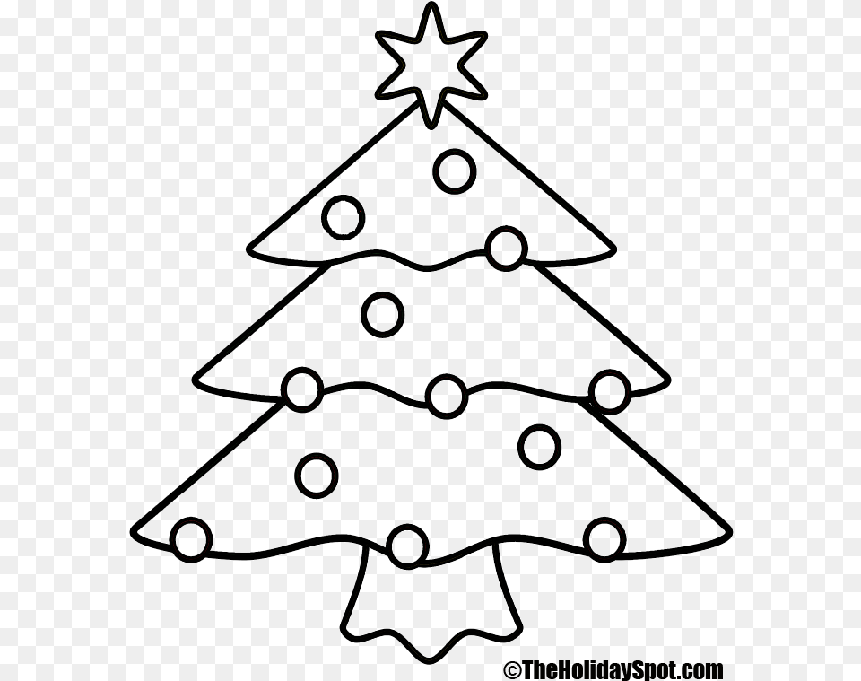 Christmas Coloring Book Christmas Pictures To Color, Christmas Decorations, Festival, Christmas Tree Png Image
