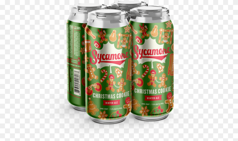 Christmas Cookie 2020 Is Here U2013 Sycamore Brewing Cylinder, Can, Tin Free Png Download