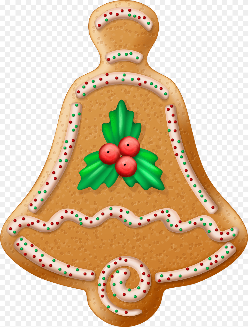 Christmas Cookie Bell Transparent Clip Art Image Christmas Cookie Free Png