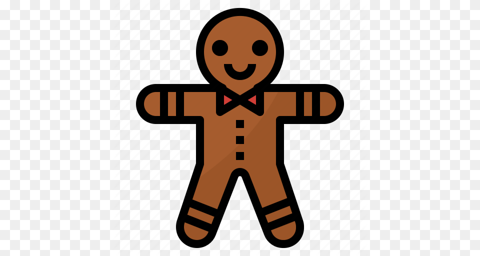 Christmas Cookie Dessert Gingerbread Man Icon, Food, Sweets, Face, Head Png