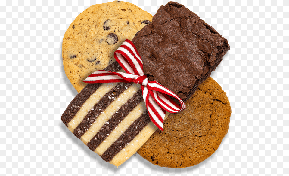 Christmas Cookie Gift Box Peanut Butter Cookie, Brownie, Chocolate, Dessert, Food Png Image