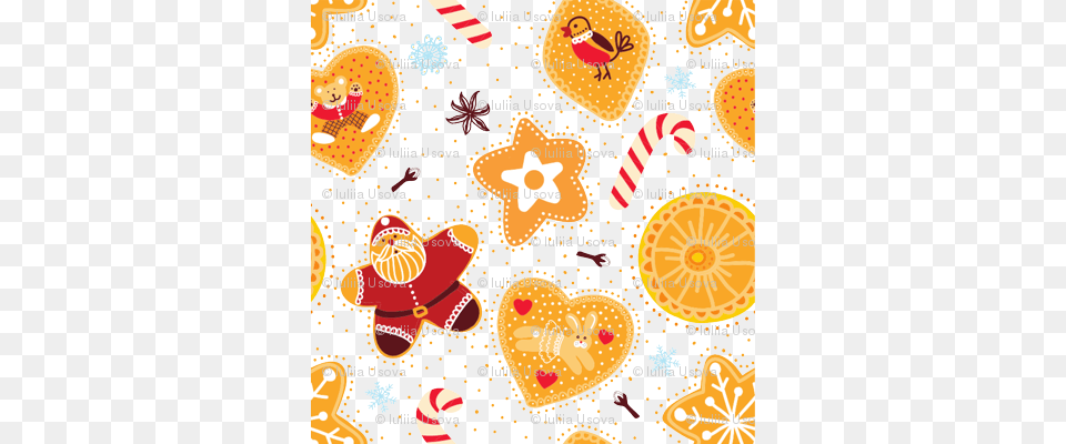 Christmas Cookie Pattern Pattern, Food, Sweets Free Transparent Png