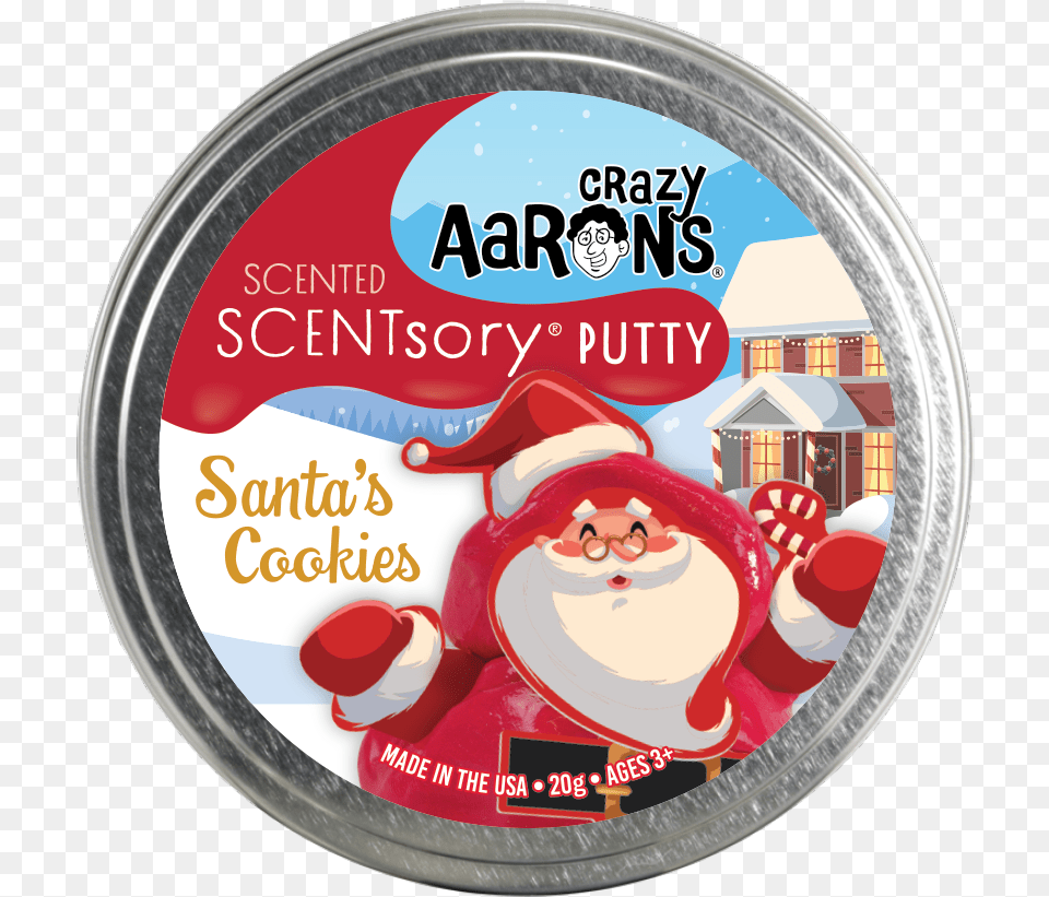 Christmas Cookie Scented Fun Stuff Toys Crazy Aaron Create And Melt, Disk, Face, Head, Person Png Image