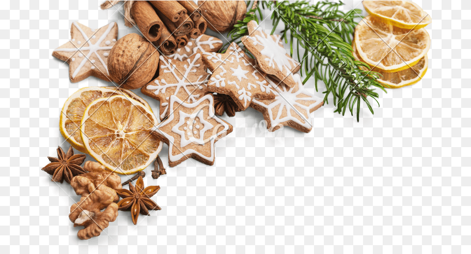 Christmas Cookies Background Clipart Ima Christmas Cookie Background, Citrus Fruit, Food, Fruit, Produce Free Png