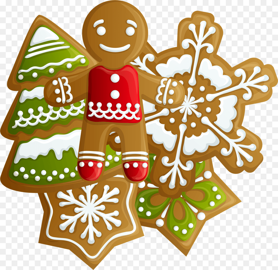 Christmas Cookies Clipart, Body Part, Face, Head, Neck Png Image