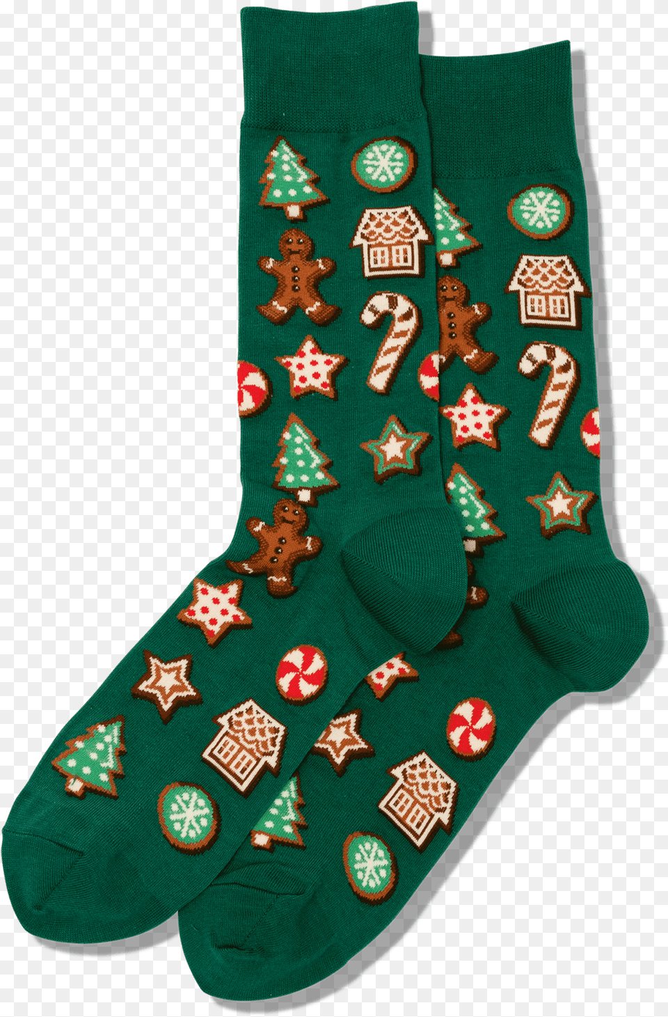 Christmas Cookies Crew Socks U2013 Hotsox, Clothing, Hosiery, Christmas Decorations, Festival Free Png Download
