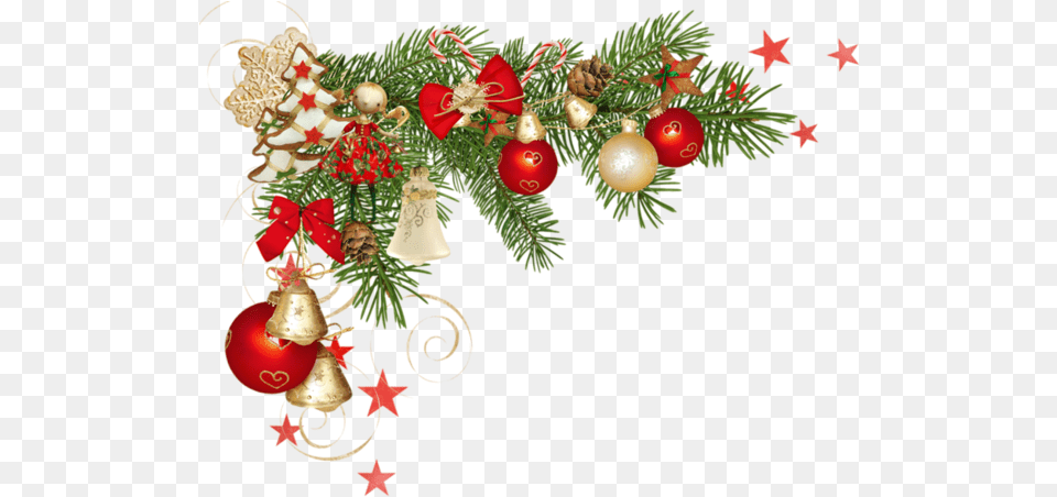 Christmas Corner Border Border Corner Christmas, Plant, Christmas Decorations, Festival Free Png Download