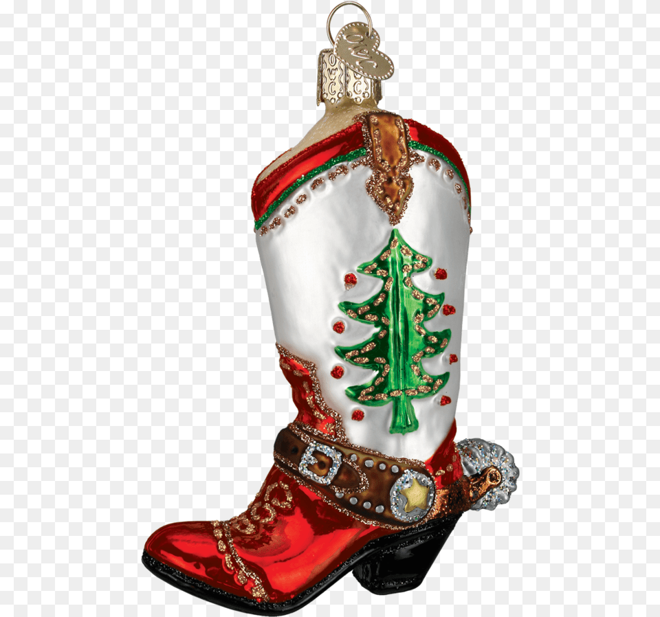 Christmas Cowboy Boot Christmas Cowboy Boots, Clothing, Footwear, Cowboy Boot, Cake Png