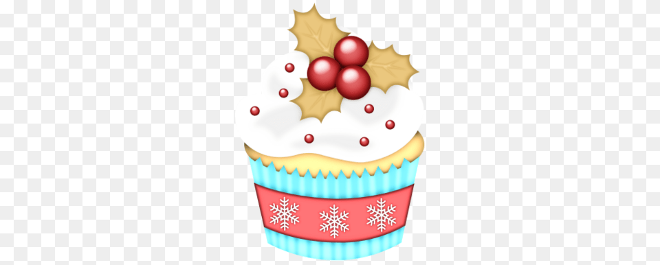 Christmas Cupcake Clip Art Clip Art, Birthday Cake, Cake, Cream, Dessert Free Png