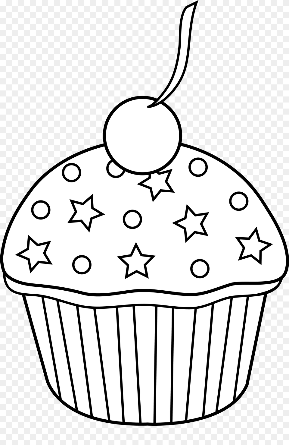 Christmas Cupcake Coloring, Cake, Cream, Dessert, Food Png