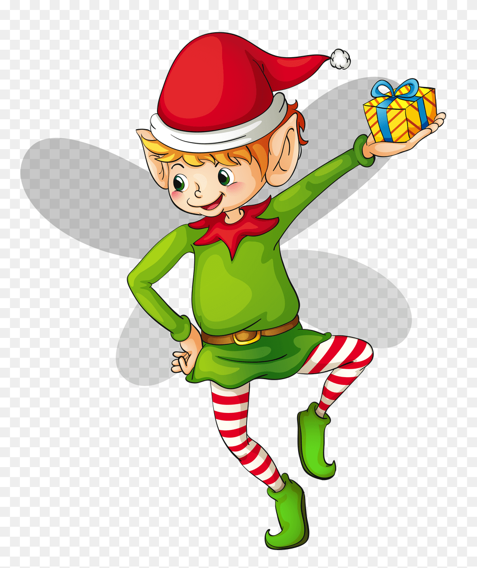 Christmas Cute Elf, Baby, Person, Face, Head Png Image