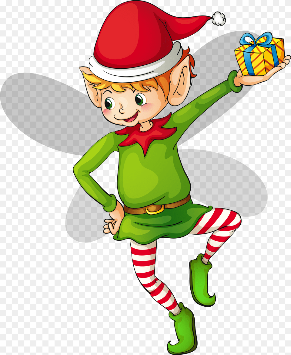 Christmas Cute Elf Clipart Clipart Christmas Elf, Baby, Person, Face, Head Free Transparent Png