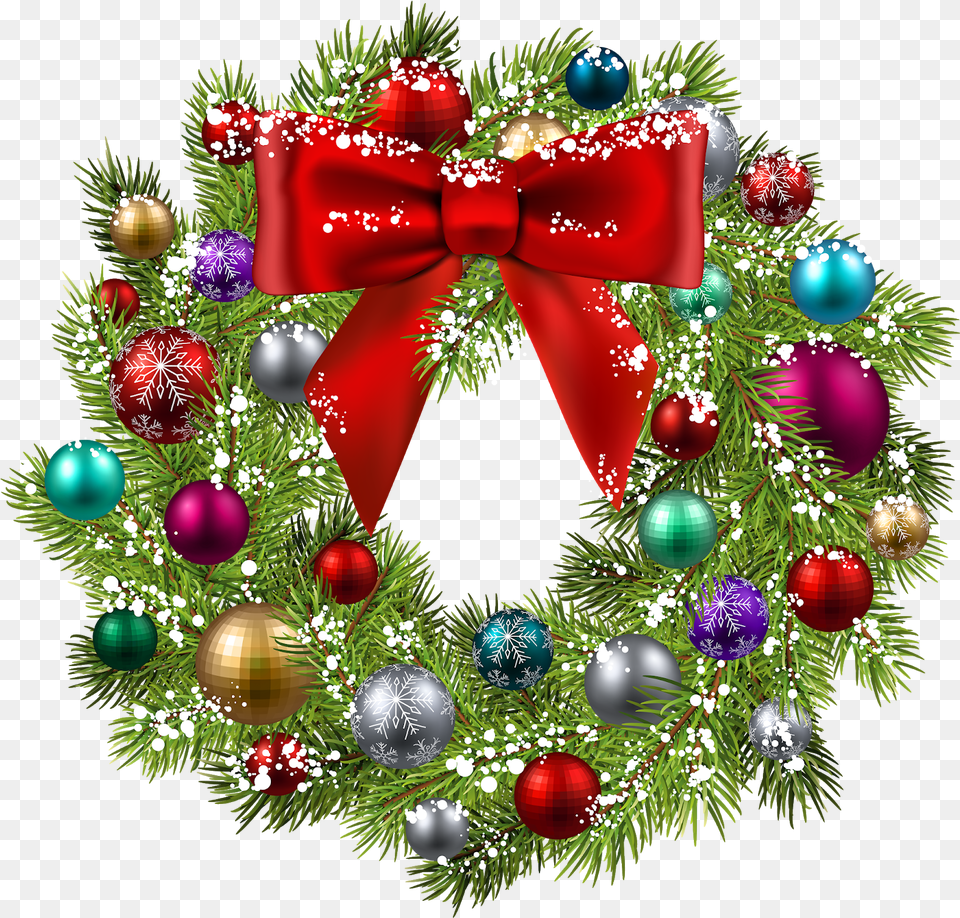 Christmas Day, Wreath, Accessories Png