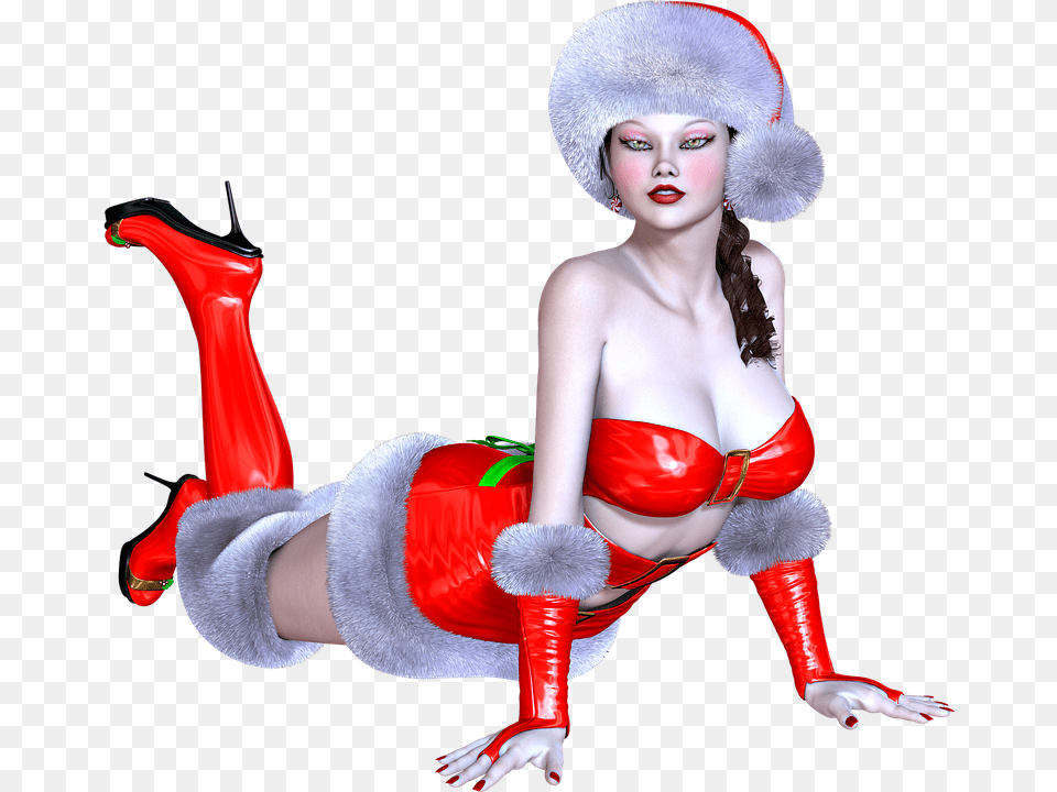 Christmas Day, Adult, Shoe, Person, High Heel Free Png Download